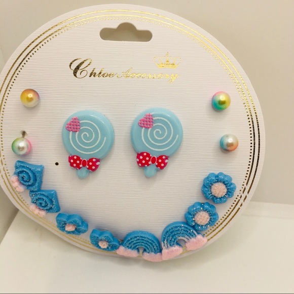 Earrings Rainbow 🌈 LOLLIPOPS! - Picture 14 of 14